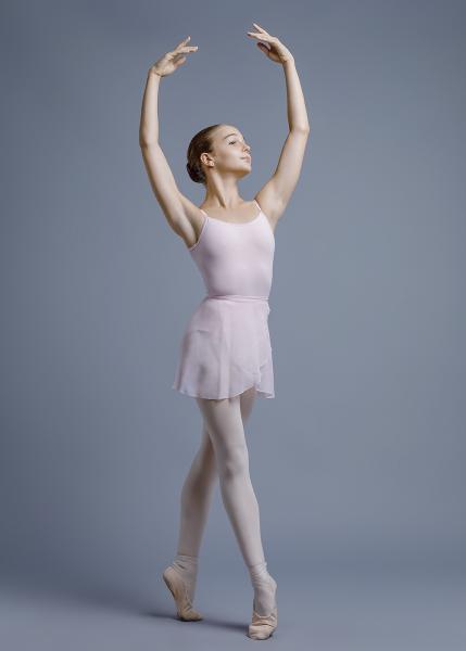 Хитон балетный на запах, шифон ORIELLA B3S13xx Grand Prix  (Шифон, 10-12, 146-152, Розовый)