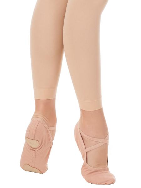 SOLO Балетные мягкие туфли средней закрытости из стретч-ткани