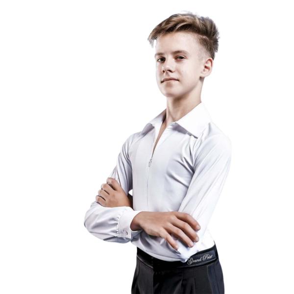 Рубашка на молнии DIONIS MBBZ50 Grand Prix (Полиамид, 30, Белый)