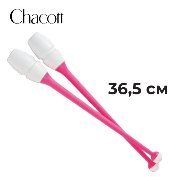 Булавы каучук юниоры CHACOTT 301505 0004-98 (043, 36,5 см, White x Pink)