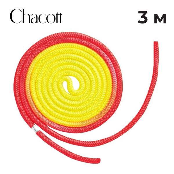 Скакалка 3 м многоцвет CHACOTT 301509 0011-98 (FIG, Нейлон, 750. Coral x Canary)