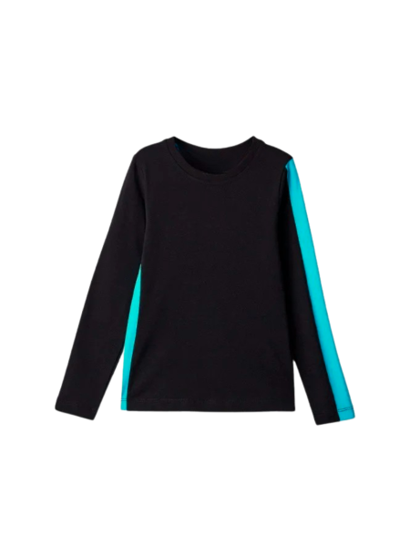 RG MANIYA Лонгслив Valencia с бирюзовой вставкой