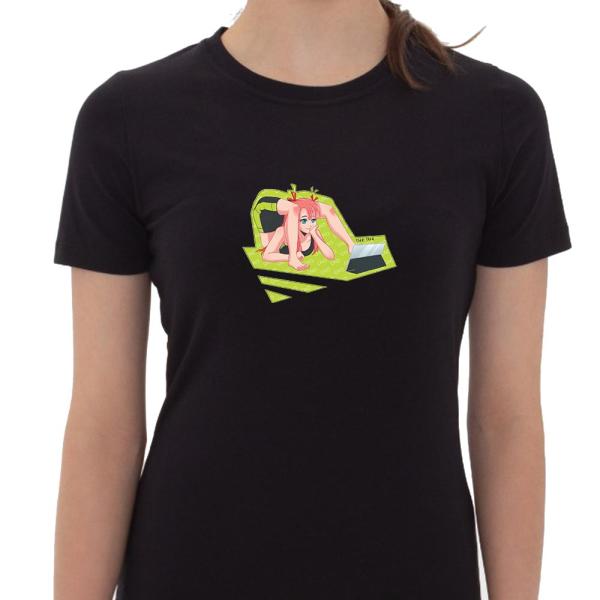 Футболка кор.рукав под печать WE2 (Черный и (Желтый Неон) Radience, 60, S)