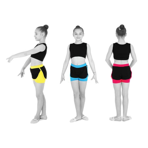 INDIGO Шорты двойные с окантовкой SM-348