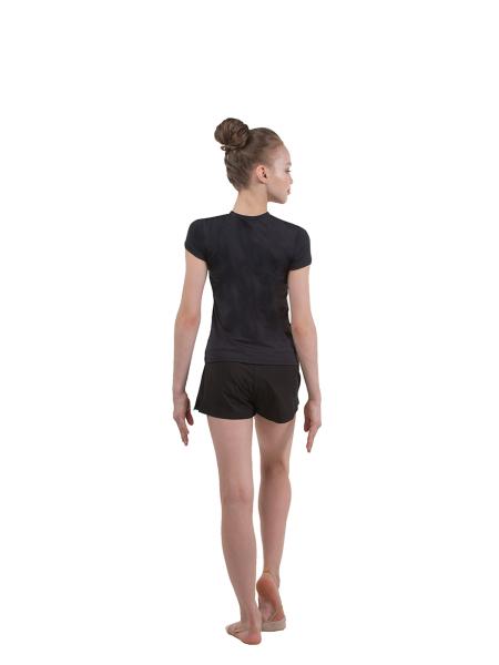 SOLO Шорты двойные с чёрными подшортниками