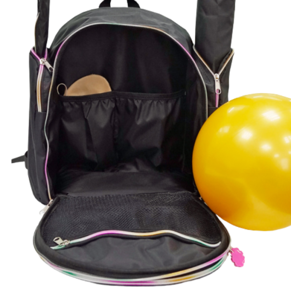 Рюкзак для гимнастики 220 (032, Черно-розовый)