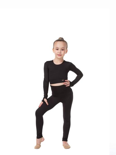 SOLO Кроп-топ с длинным рукавом