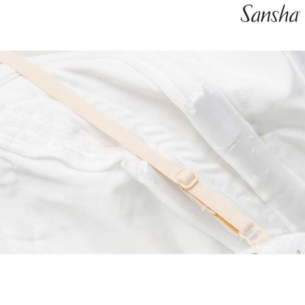 SANSHA Купальник пачка на бретелях с корсетом и пачкой DIAMANT 57AE006 9 слоев