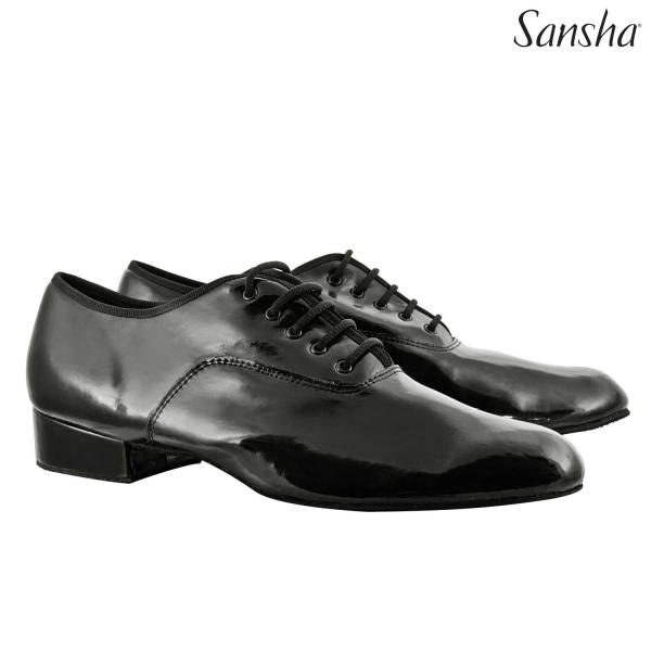 SANSHA Туфли бальные мужские лакированные LAZARO BM10096PA
