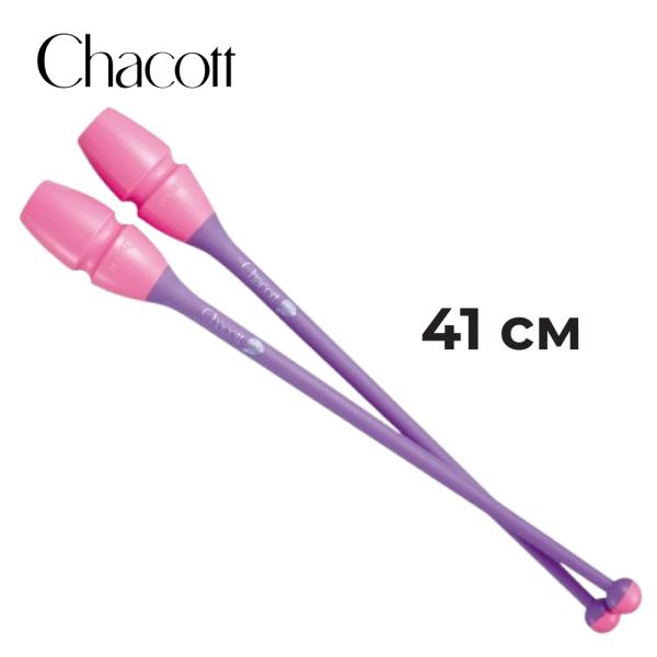 Булавы каучук юниоры CHACOTT 301505 0003-98 (FIG, 277, Pink x Purple, 41 см)