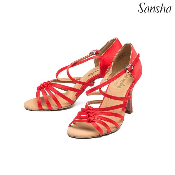 Туфли бальные женские сатин Gipsy BR31045S (Сатин, 8, Красный)