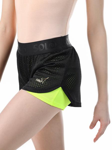 SOLO Шорты двойные на резинке