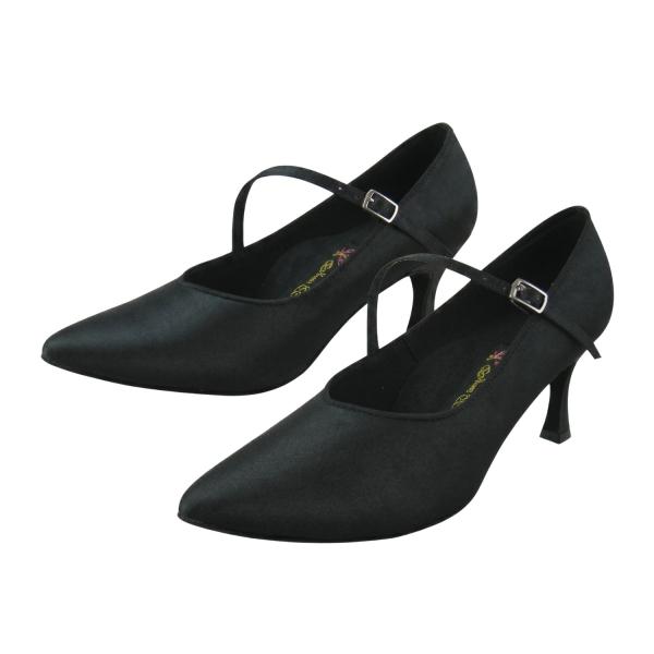 Туфли бальные женские сатин Mireya BR30068S (Сатин, 9, BLK)