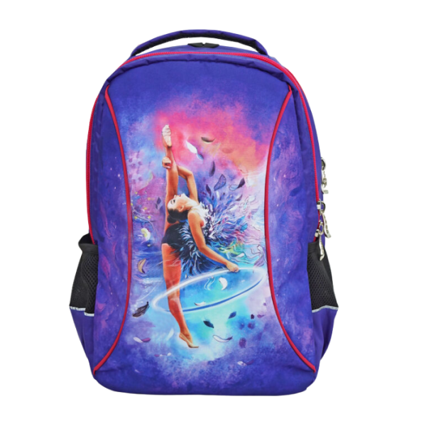 Рюкзак с сублимацией Гимнастика 216 L (043, Василек/розовый)