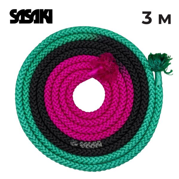 Скакалка 3 м многоцвет SASAKI M-280G (FIG, EMGxBxRS, Нейлон)