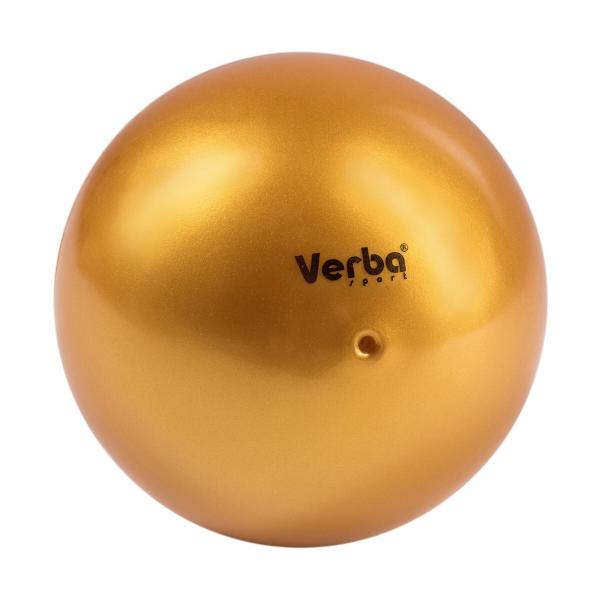 Мяч Verba Sport металлик 17 см (Золото)