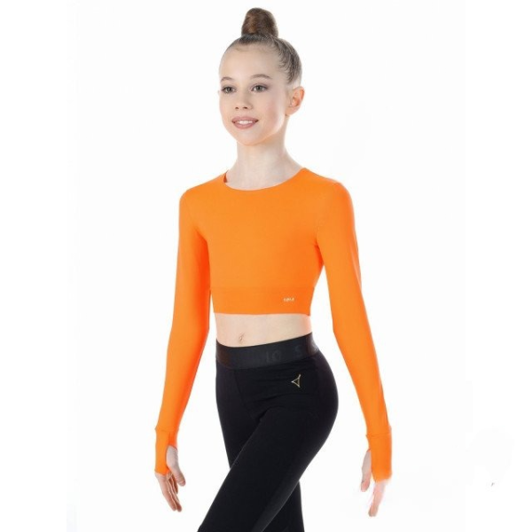 SOLO Кроп-топ с длинным рукавом